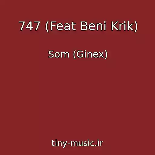 کاور آهنگ 747 (Feat Beni Krik) از Som (Ginex)