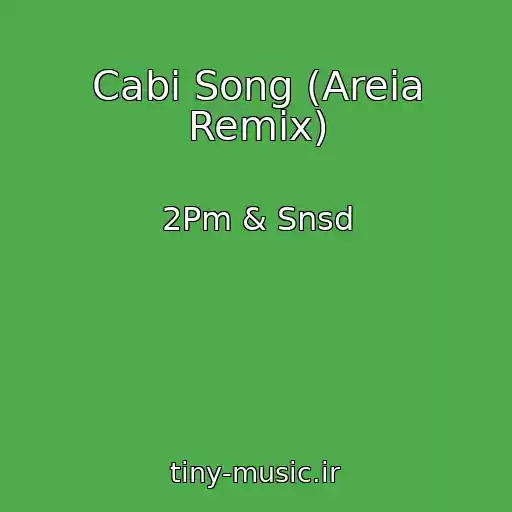 کاور آهنگ Cabi Song (Areia Remix) از 2Pm & Snsd