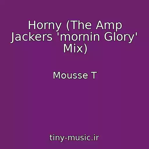 کاور آهنگ Horny (The Amp Jackers 'mornin Glory' Mix) از Mousse T