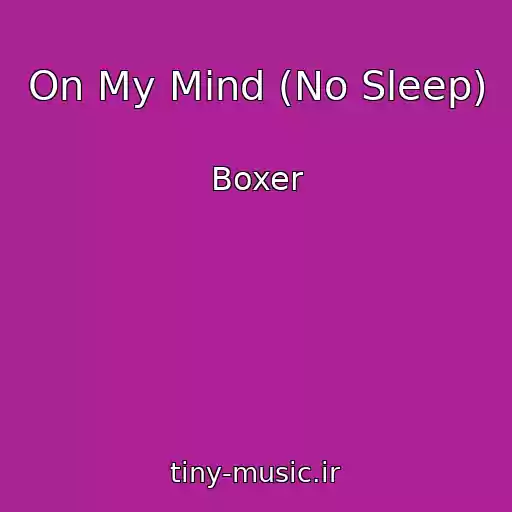 کاور آهنگ On My Mind (No Sleep) از Boxer