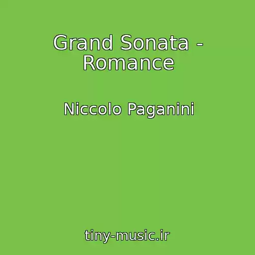 کاور آهنگ Grand Sonata - Romance از Niccolo Paganini