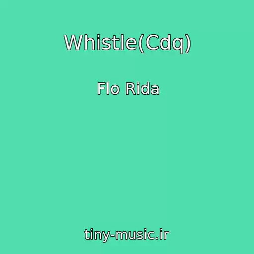کاور آهنگ Whistle(Cdq) از Flo Rida