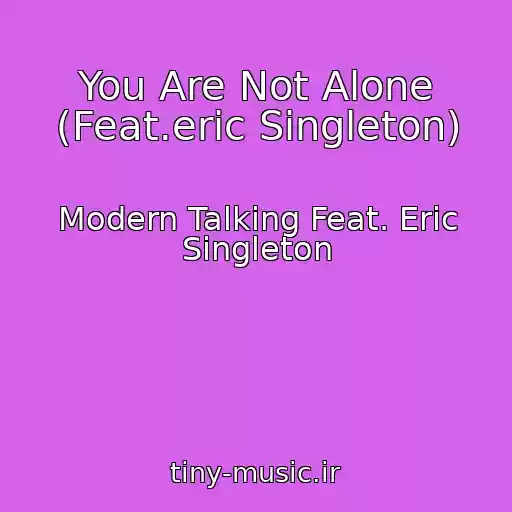 کاور آهنگ You Are Not Alone (Feat.eric Singleton) از Modern Talking Feat. Eric Singleton