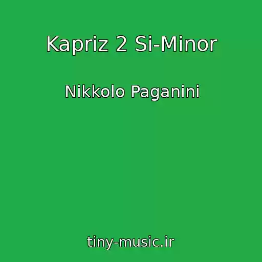 کاور آهنگ Kapriz 2 Si-Minor از Nikkolo Paganini