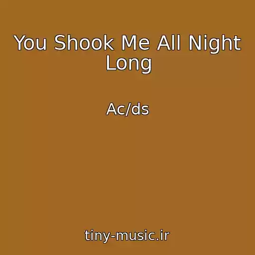 کاور آهنگ You Shook Me All Night Long از Ac/ds