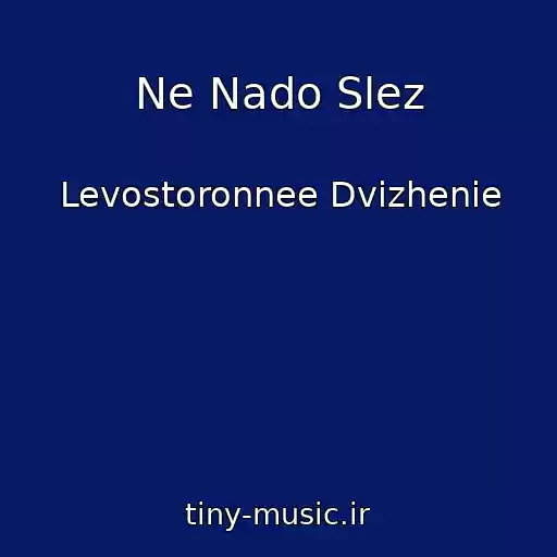 کاور آهنگ Ne Nado Slez از Levostoronnee Dvizhenie