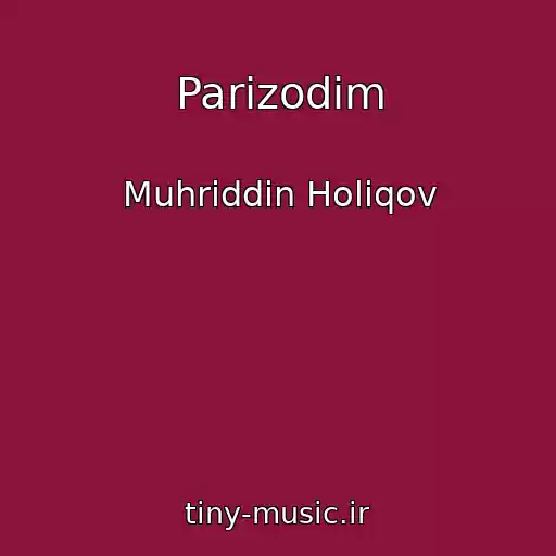 کاور آهنگ Parizodim از Muhriddin Holiqov