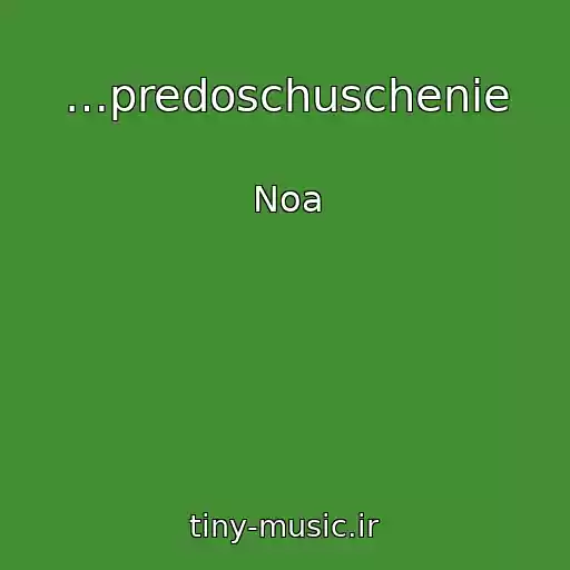 کاور آهنگ …predoschuschenie از Noa