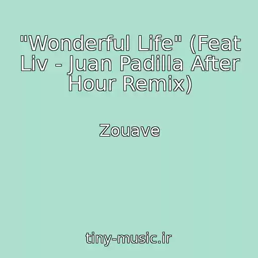 کاور آهنگ "Wonderful Life" (Feat Liv - Juan Padilla After Hour Remix) از Zouave
