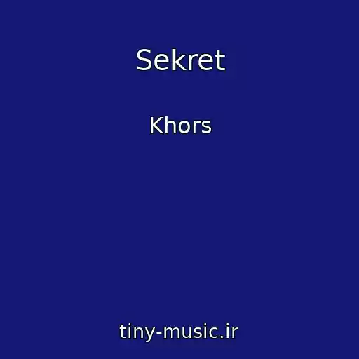 کاور آهنگ Sekret از Khors