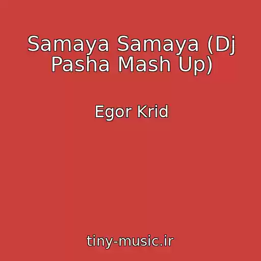 کاور آهنگ Samaya Samaya (Dj Pasha Mash Up) از Egor Krid