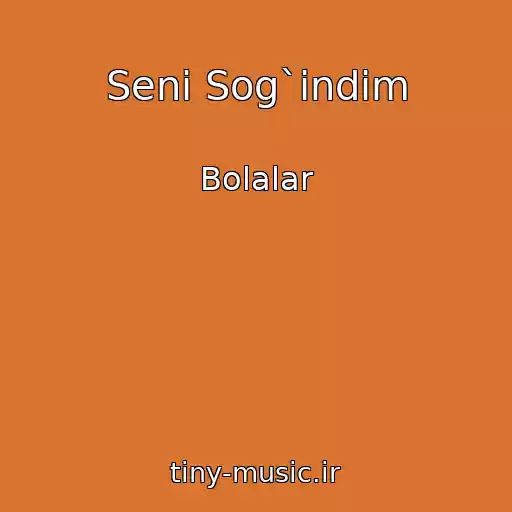 کاور آهنگ Seni Sog`indim از Bolalar
