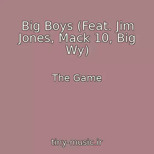 کاور آهنگ Big Boys (Feat. Jim Jones, Mack 10, Big Wy) از The Game