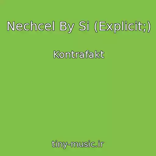 کاور آهنگ Nechcel By Si (Explicit;) از Kontrafakt