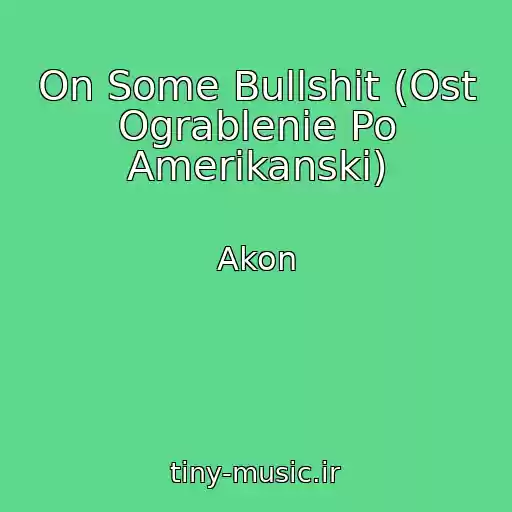 کاور آهنگ On Some Bullshit (Ost Ograblenie Po Amerikanski) از Akon