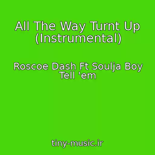 کاور آهنگ All The Way Turnt Up (Instrumental) از Roscoe Dash Ft Soulja Boy Tell 'em
