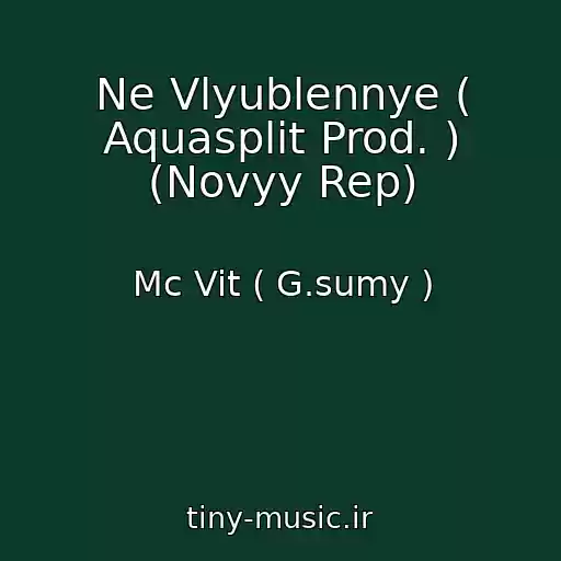 کاور آهنگ Ne Vlyublennye ( Aquasplit Prod. ) (Novyy Rep) از Mc Vit ( G.sumy )