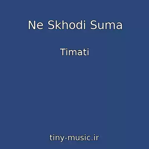 کاور آهنگ Ne Skhodi Suma از Timati