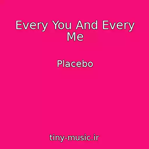 کاور آهنگ Every You And Every Me از Placebo