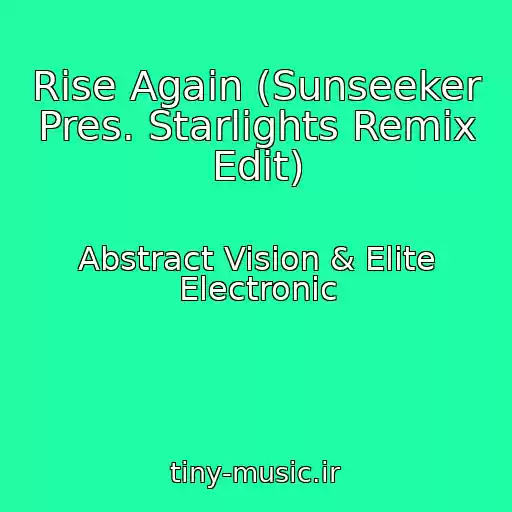 کاور آهنگ Rise Again (Sunseeker Pres. Starlights Remix Edit) از Abstract Vision & Elite Electronic