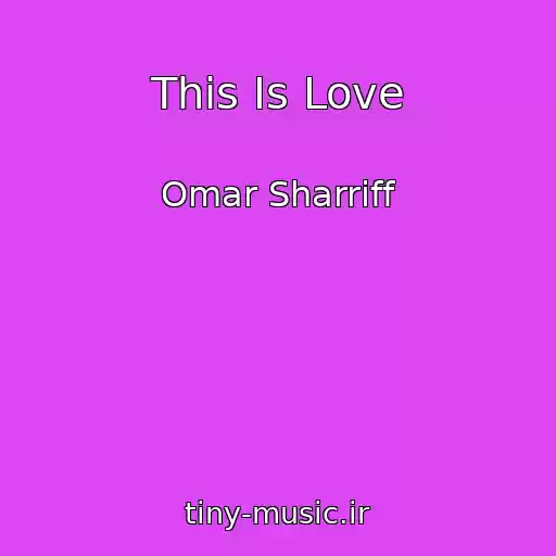 کاور آهنگ This Is Love از Omar Sharriff