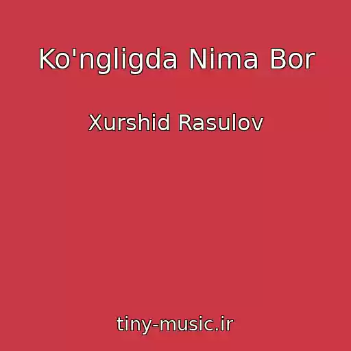 کاور آهنگ Ko'ngligda Nima Bor از Xurshid Rasulov