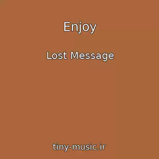 کاور آهنگ Enjoy از Lost Message