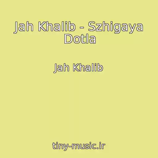 کاور آهنگ Jah Khalib - Szhigaya Dotla از Jah Khalib
