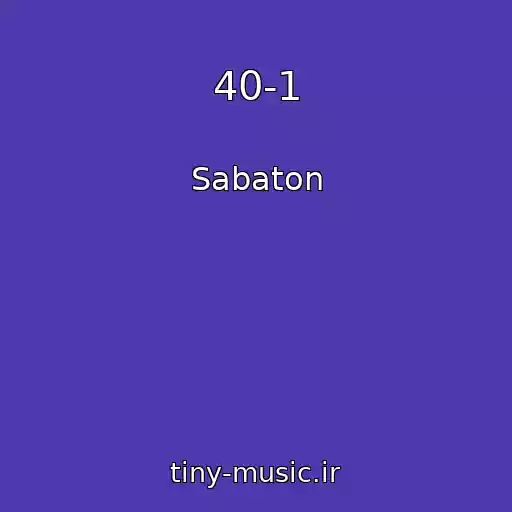 کاور آهنگ 40-1 از Sabaton