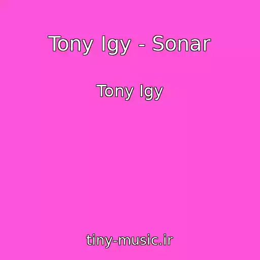 کاور آهنگ Tony Igy - Sonar از Tony Igy