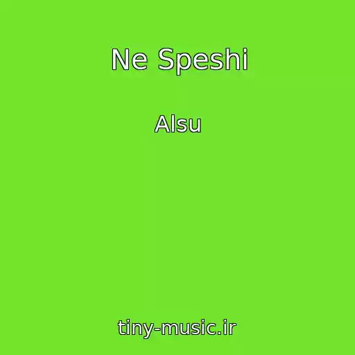 کاور آهنگ Ne Speshi از Alsu