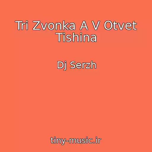 کاور آهنگ Tri Zvonka A V Otvet Tishina از Dj Serzh