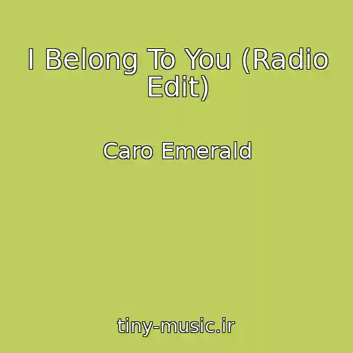 کاور آهنگ I Belong To You (Radio Edit) از Caro Emerald
