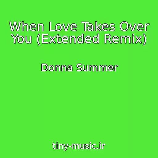 کاور آهنگ When Love Takes Over You (Extended Remix) از Donna Summer