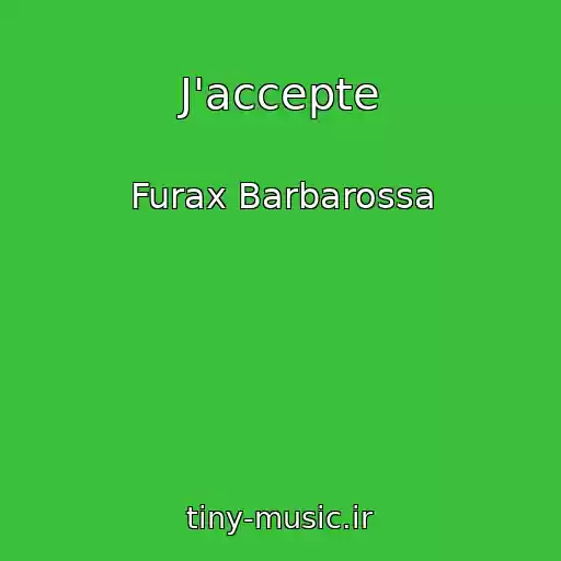 کاور آهنگ J'accepte از Furax Barbarossa