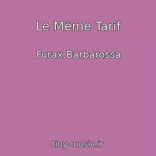 کاور آهنگ Le Même Tarif از Furax Barbarossa