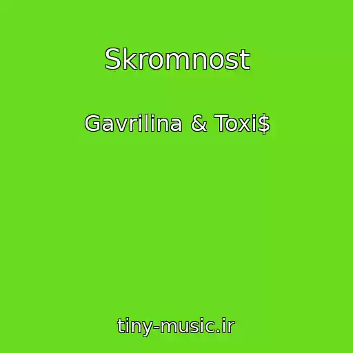 کاور آهنگ Skromnost از Gavrilina & Toxi$