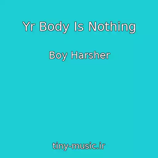 کاور آهنگ Yr Body Is Nothing از Boy Harsher