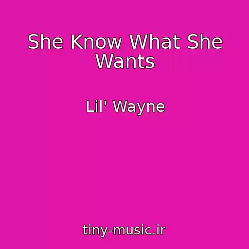 کاور آهنگ She Know What She Wants از Lil' Wayne
