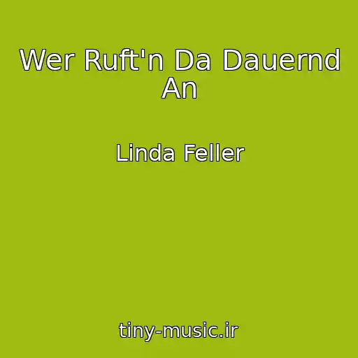 کاور آهنگ Wer Ruft'n Da Dauernd An از Linda Feller