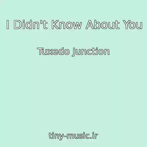 کاور آهنگ I Didn't Know About You از Tuxedo Junction