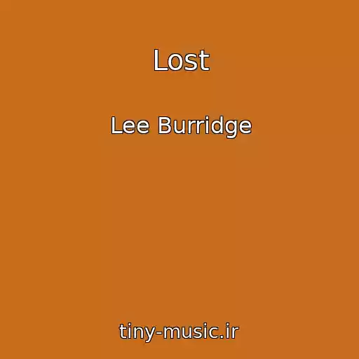 کاور آهنگ Lost از Lee Burridge