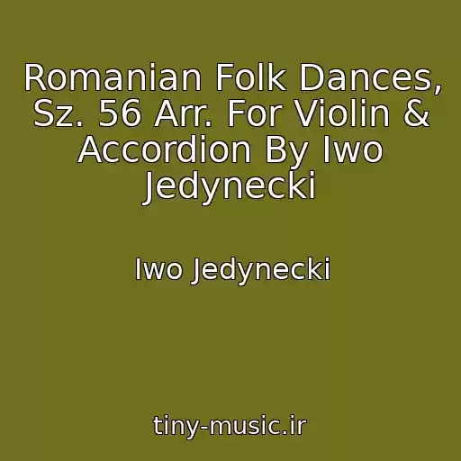 کاور آهنگ Romanian Folk Dances, Sz. 56 Arr. For Violin & Accordion By Iwo Jedynecki از Iwo Jedynecki