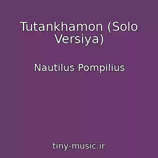 کاور آهنگ Tutankhamon (Solo Versiya) از Nautilus Pompilius