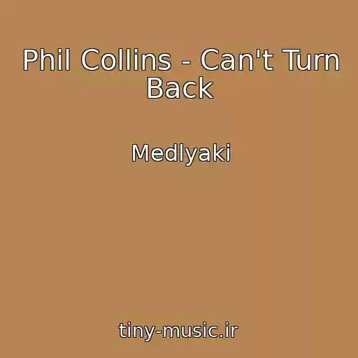 کاور آهنگ Phil Collins - Can't Turn Back از Medlyaki