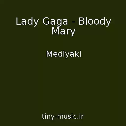 کاور آهنگ Lady Gaga - Bloody Mary از Medlyaki