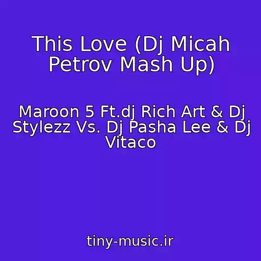 کاور آهنگ This Love (Dj Micah Petrov Mash Up) از Maroon 5 Ft.dj Rich Art & Dj Stylezz Vs. Dj Pasha Lee & Dj Vitaco
