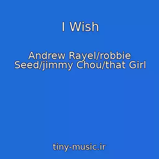 کاور آهنگ I Wish از Andrew Rayel/robbie Seed/jimmy Chou/that Girl