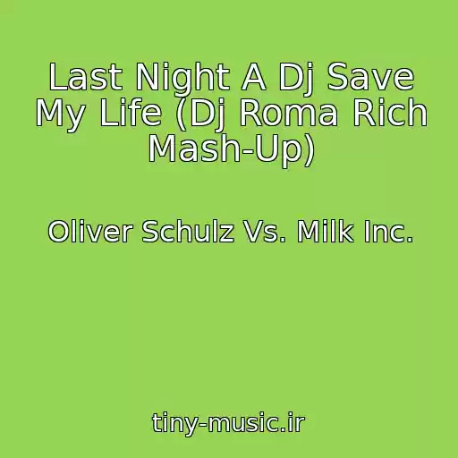 کاور آهنگ Last Night A Dj Save My Life (Dj Roma Rich Mash-Up) از Oliver Schulz Vs. Milk Inc.