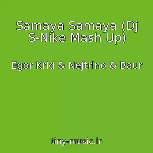 کاور آهنگ Samaya Samaya (Dj S-Nike Mash Up) از Egor Krid & Nejtrino & Baur
